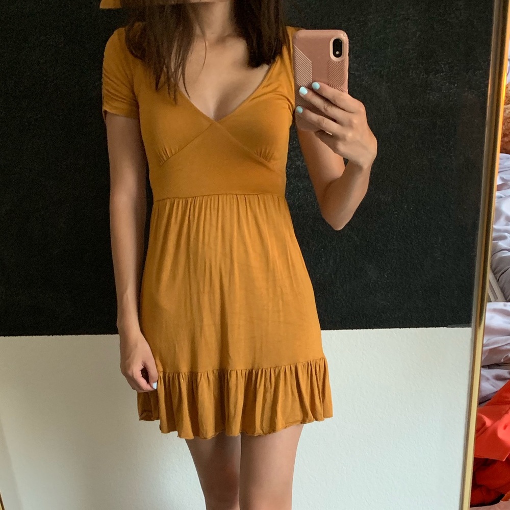 Yellow Babydoll Dress